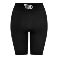 PRESSIO - Women - Power Half Tight - Mid-Rise - Black/Silver